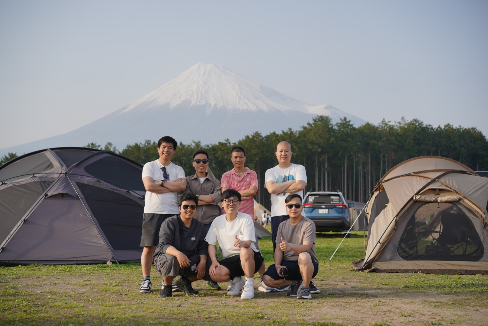 富士山と集合写真2